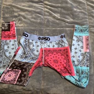 PSD bandana print size l